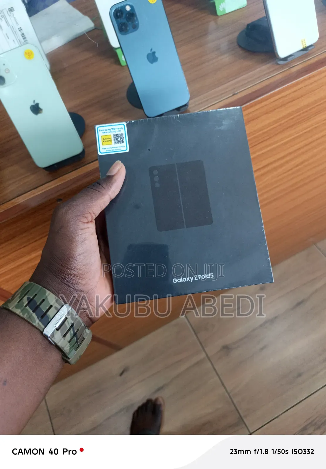 New Samsung Galaxy Z Fold 5 256 GB Black