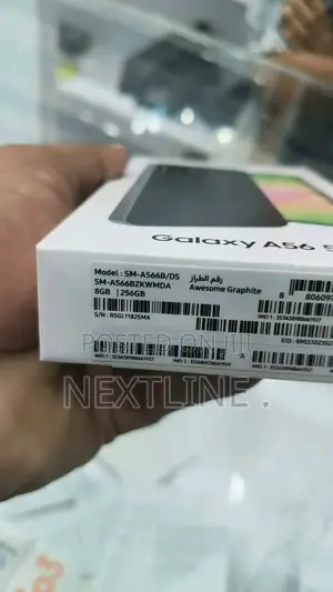 New Samsung Galaxy A56 256 GB Black