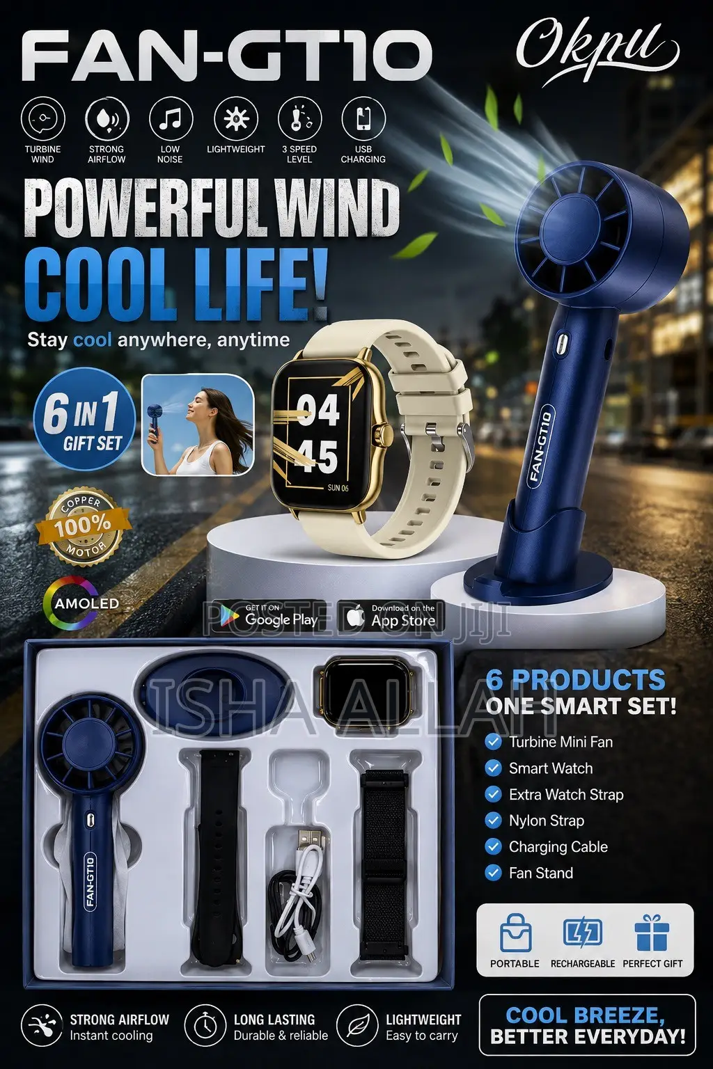 FAN-GT10 6-in-1 Smart Cool Set
