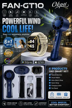 FAN-GT10 6-in-1 Smart Cool Set