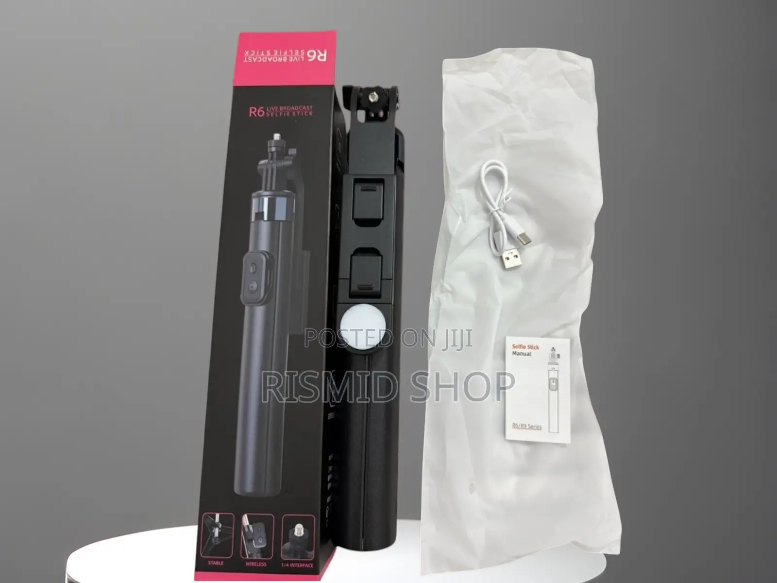 R6 360° Rotating Bluetooth Selfie Stick & Tripod