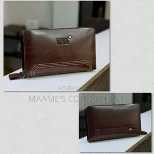 Montblanc Men’s Luxury Leather Hand Purse / Wallet/ Clutch