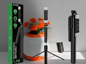 R16D Portable 3-in-1 Phone Tripod Selfie Stick