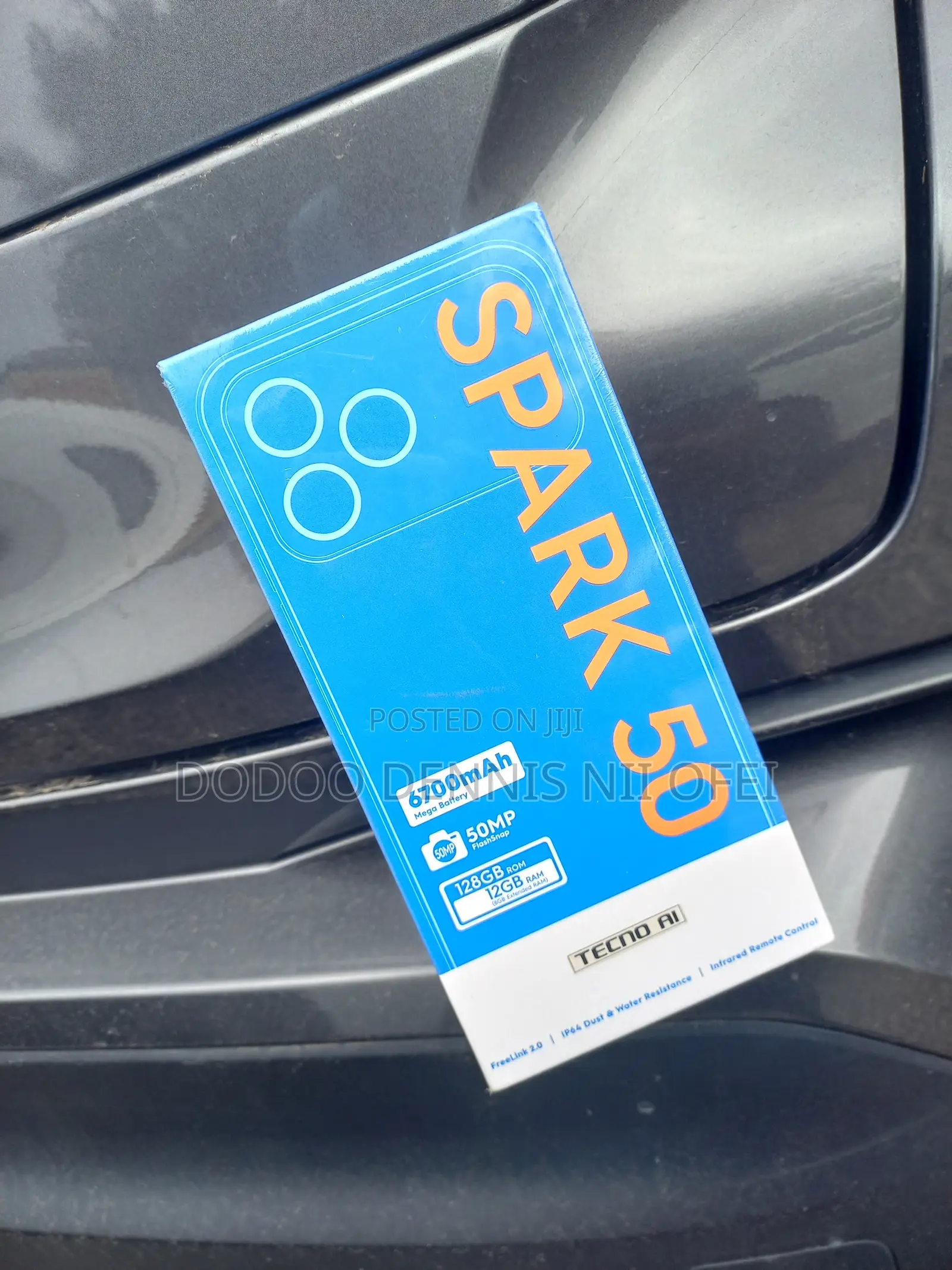 New Tecno Spark 50 128 GB Gray