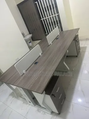 Four in 1 Wooden Workstation for Office