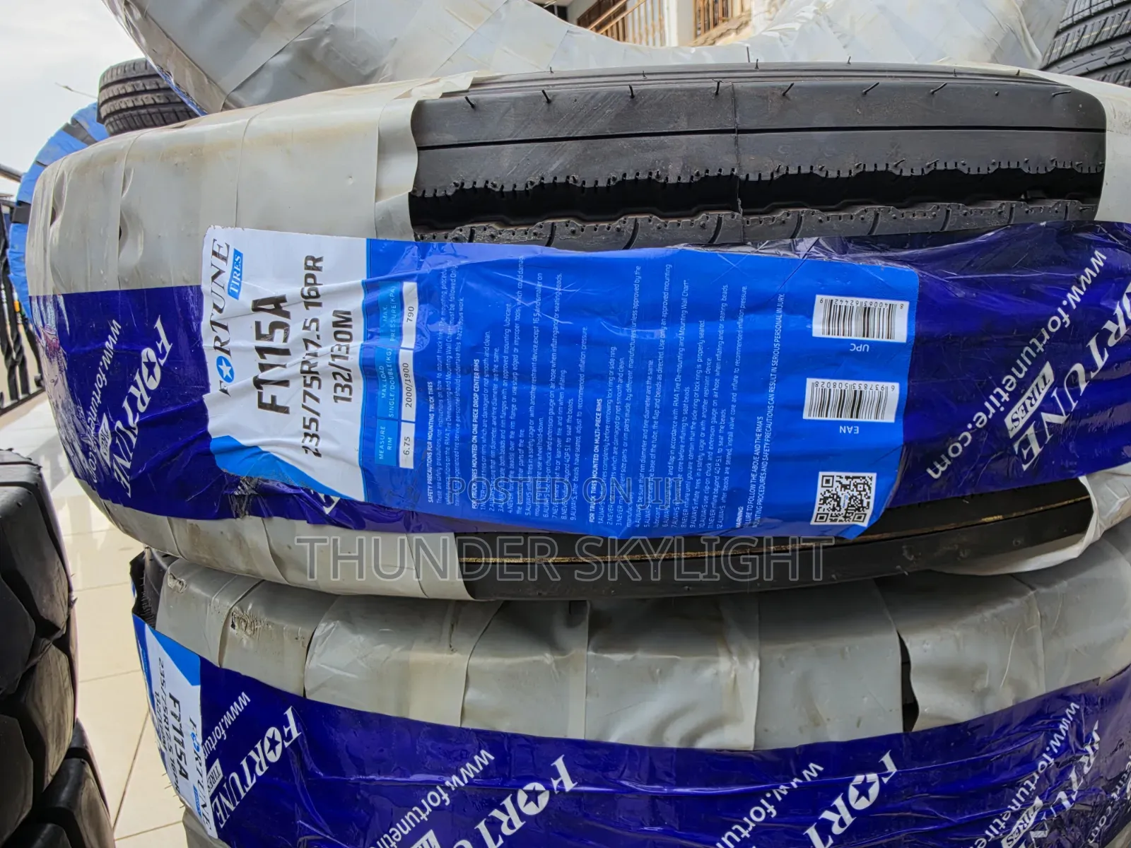 235/75r17.5 Fortune Ft115a 16pr 132/130m Truck Tyre