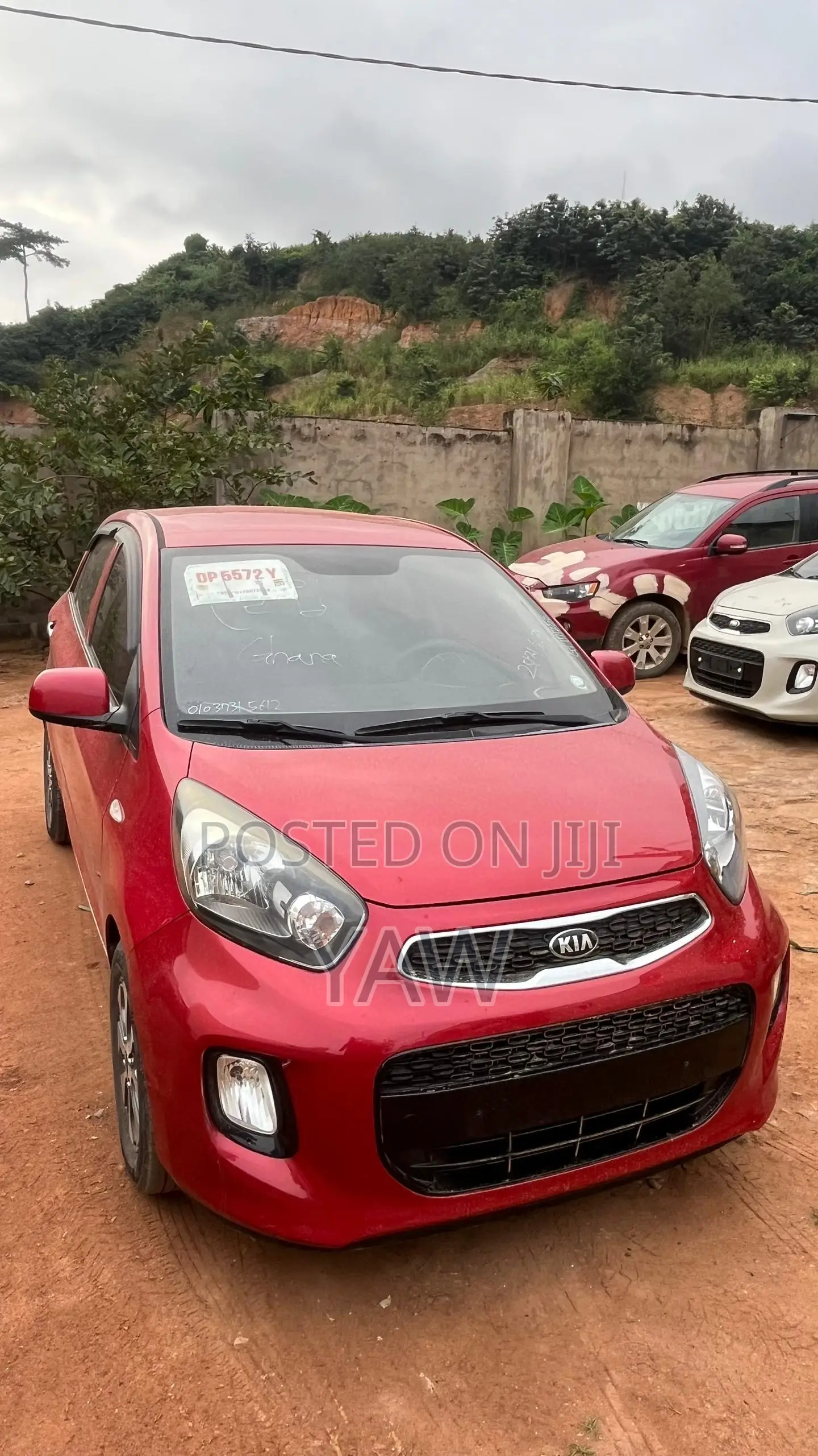 Kia Morning 2016 Red