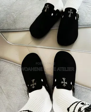 Chrome Hearts X Birkenstock Boston Clogs