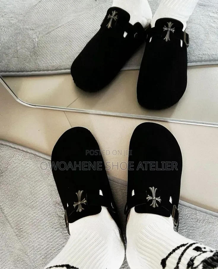 Chrome Hearts X Birkenstock Boston Clogs