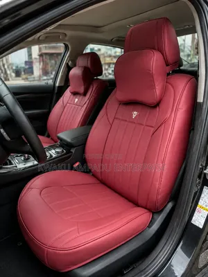 Royal Bull Wine Leather Car Seat Cover 🐂🔥