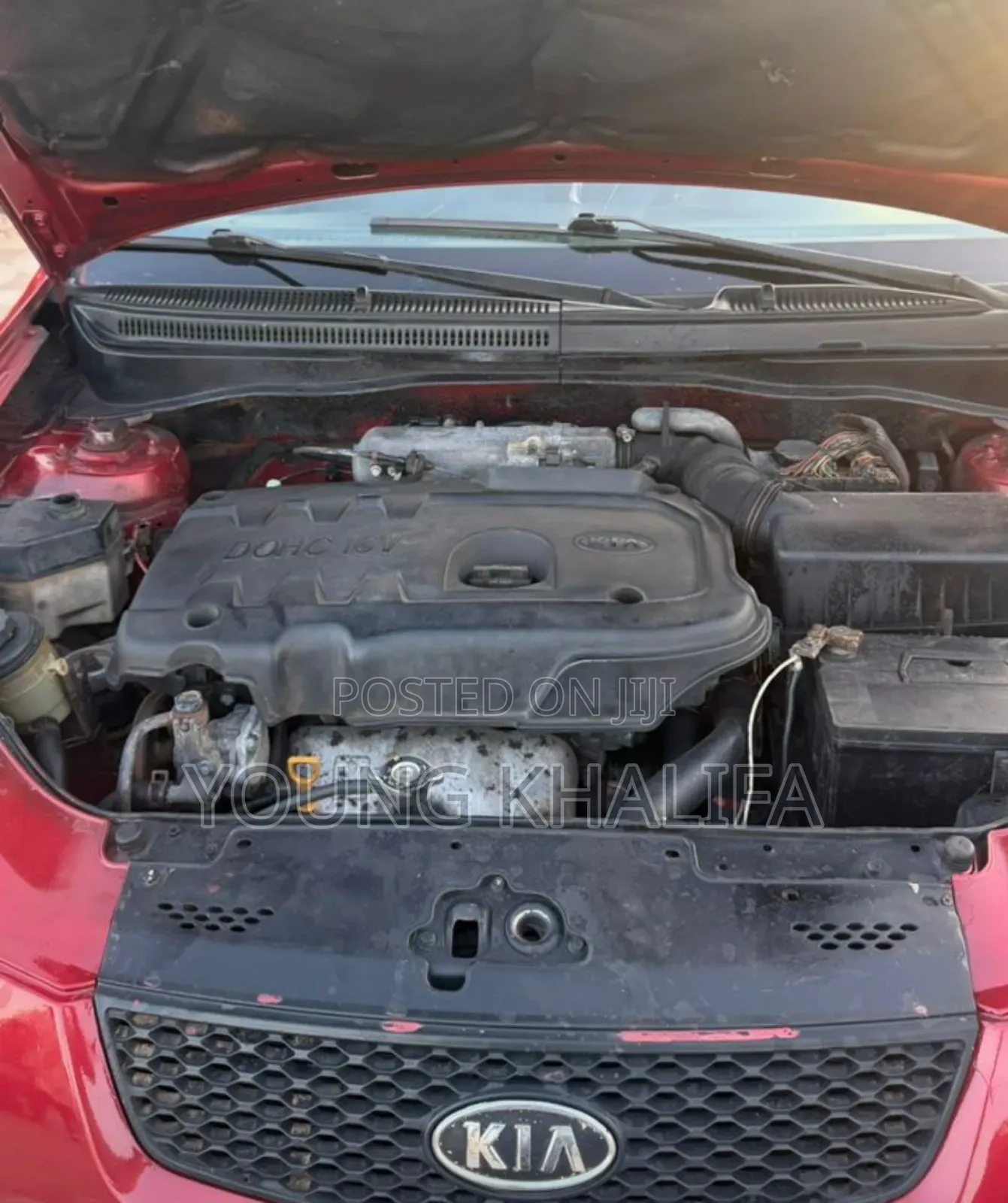 Kia Rio 2010 Red