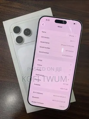 Apple iPhone 17 Pro Max 512 GB White