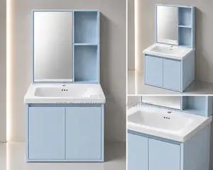 Wall Hung Cabinets Basin With Mirror Complete _Hand Wash Basin