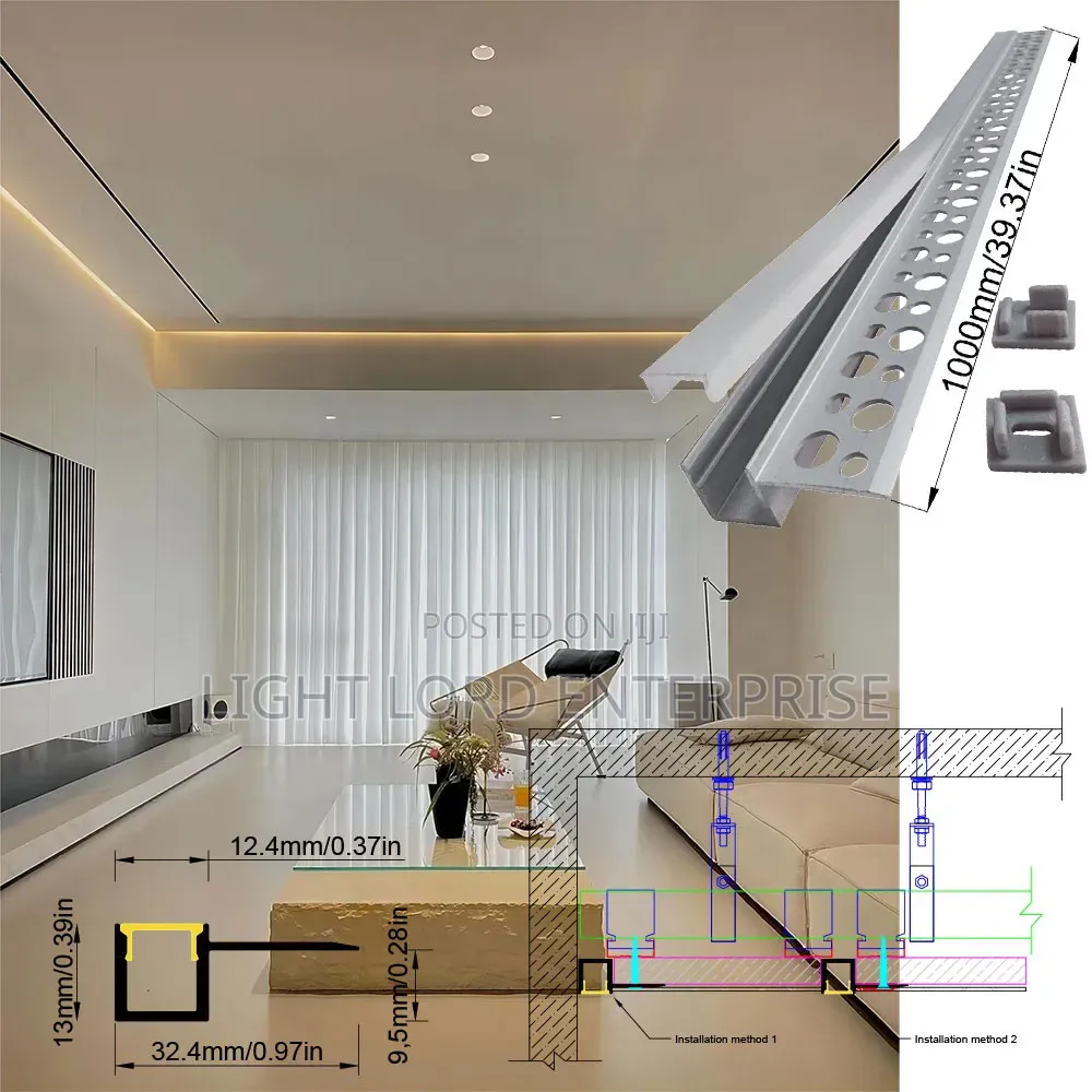 Cidex Staircase Aluminum Profiles Channel 3meters