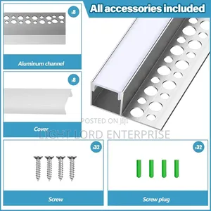Inled Plaster Staircase Aluminum Profiles 3feet