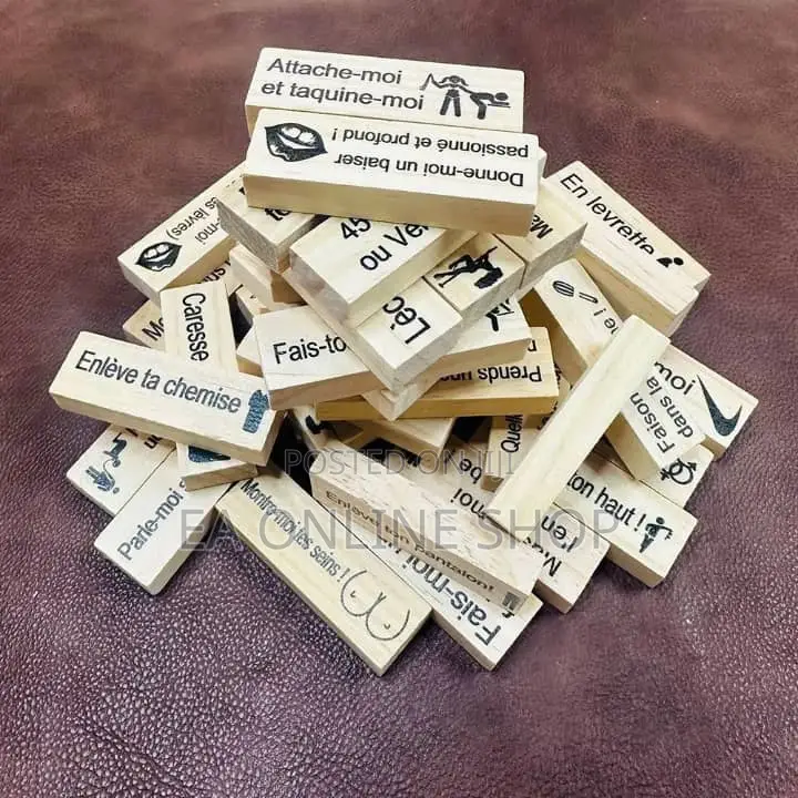 48 Piece Ultimate Game Night Stacking Sex Game for Adults Fun Party.