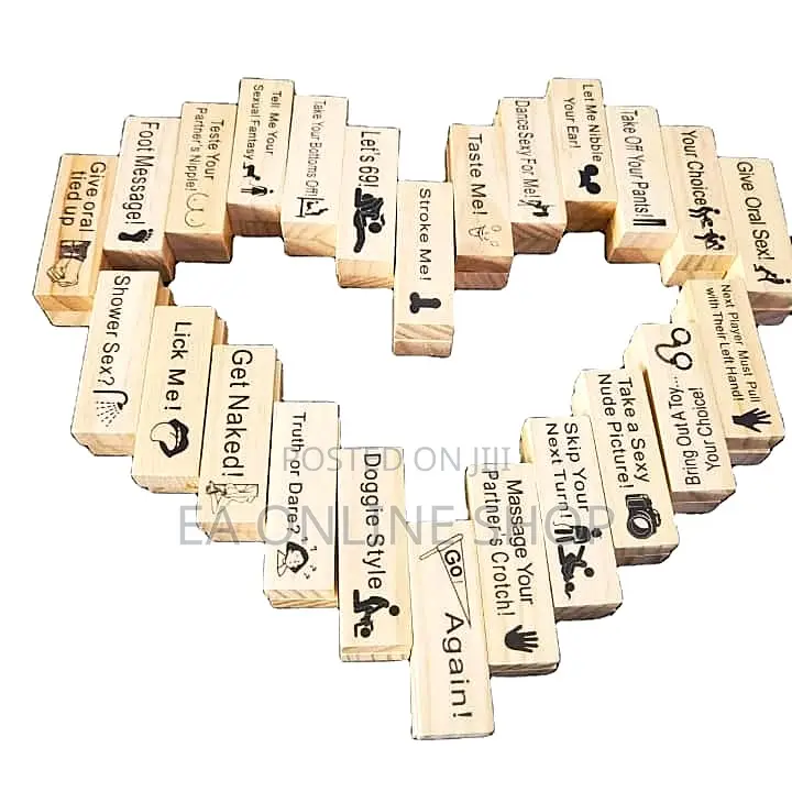 48 Piece Ultimate Game Night Stacking Sex Game for Adults Fun Party.