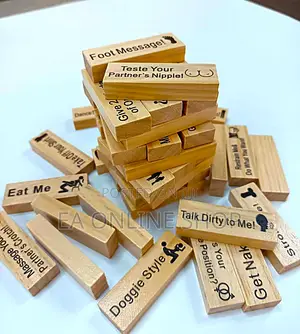 48 Piece Ultimate Game Night Stacking Sex Game for Adults Fun Party.