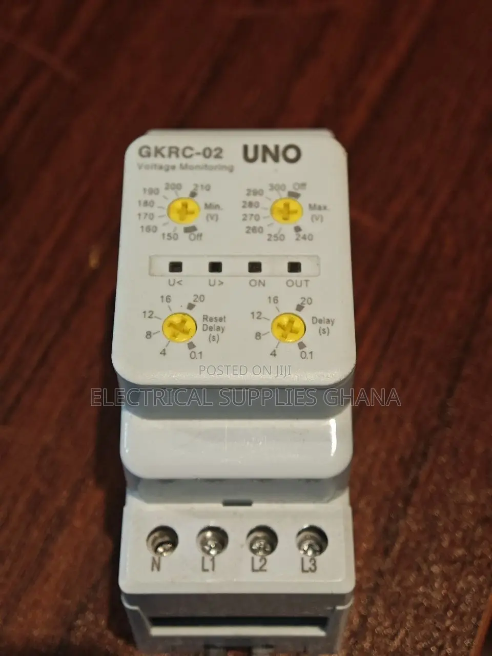 GKRC-02 UNO 3-Phase Voltage Monitoring Relay