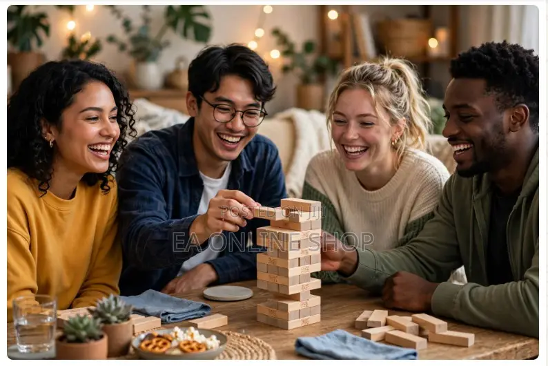 48 Piece Ultimate Game Night Stacking Sex Game for Adults Fun Party.