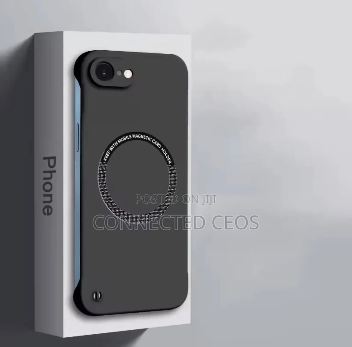 Magnetic Frameless Case for iPhone 16E Wireless Charging Back Cover