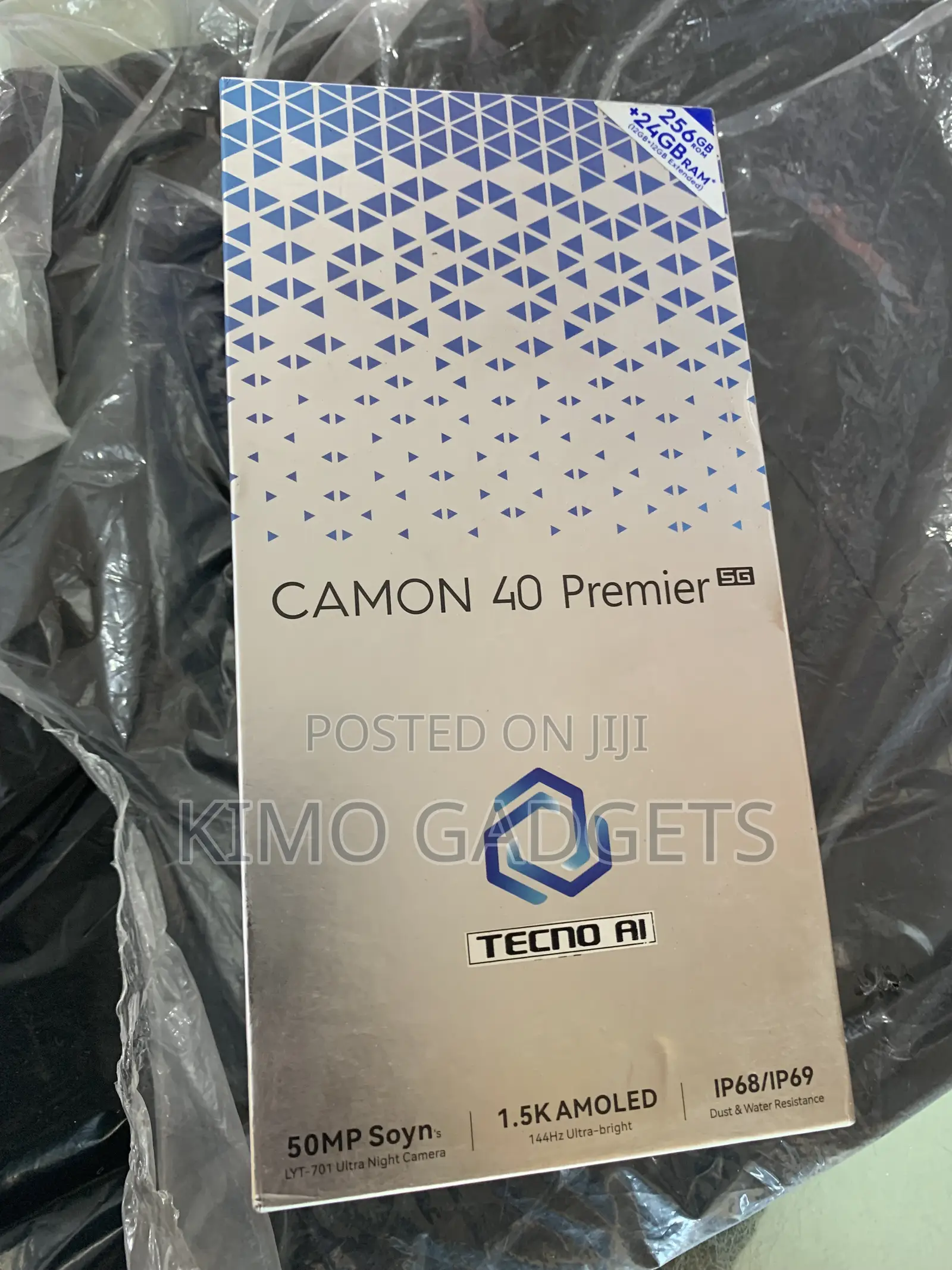 New Tecno Camon 40 Premier 5G 256 GB Black