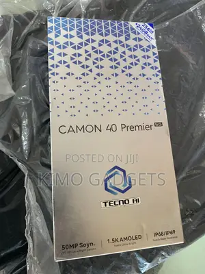 New Tecno Camon 40 Premier 5G 256 GB Black