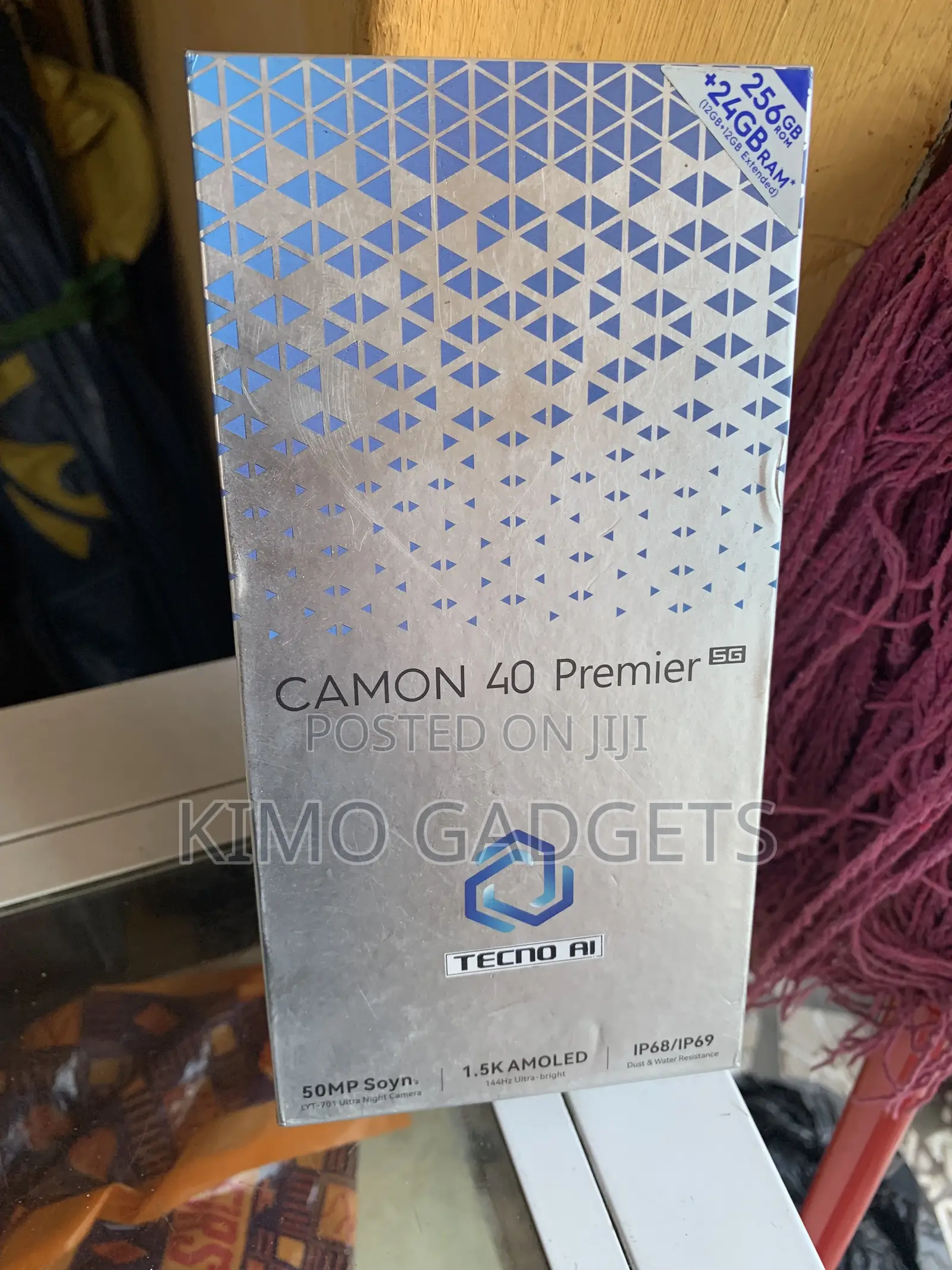 New Tecno Camon 40 Premier 5G 256 GB Gray