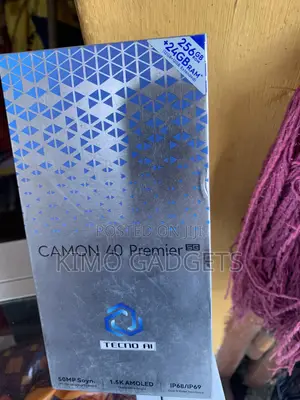 New Tecno Camon 40 Premier 5G 256 GB Gray