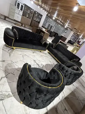 Luxury Black and Gold Sofas