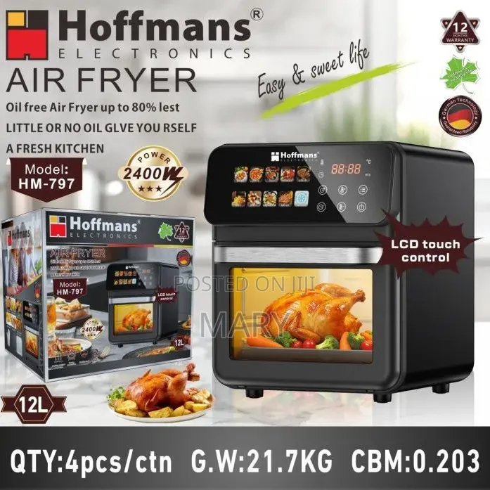8 Liters Digital Hoffmans Airfryer