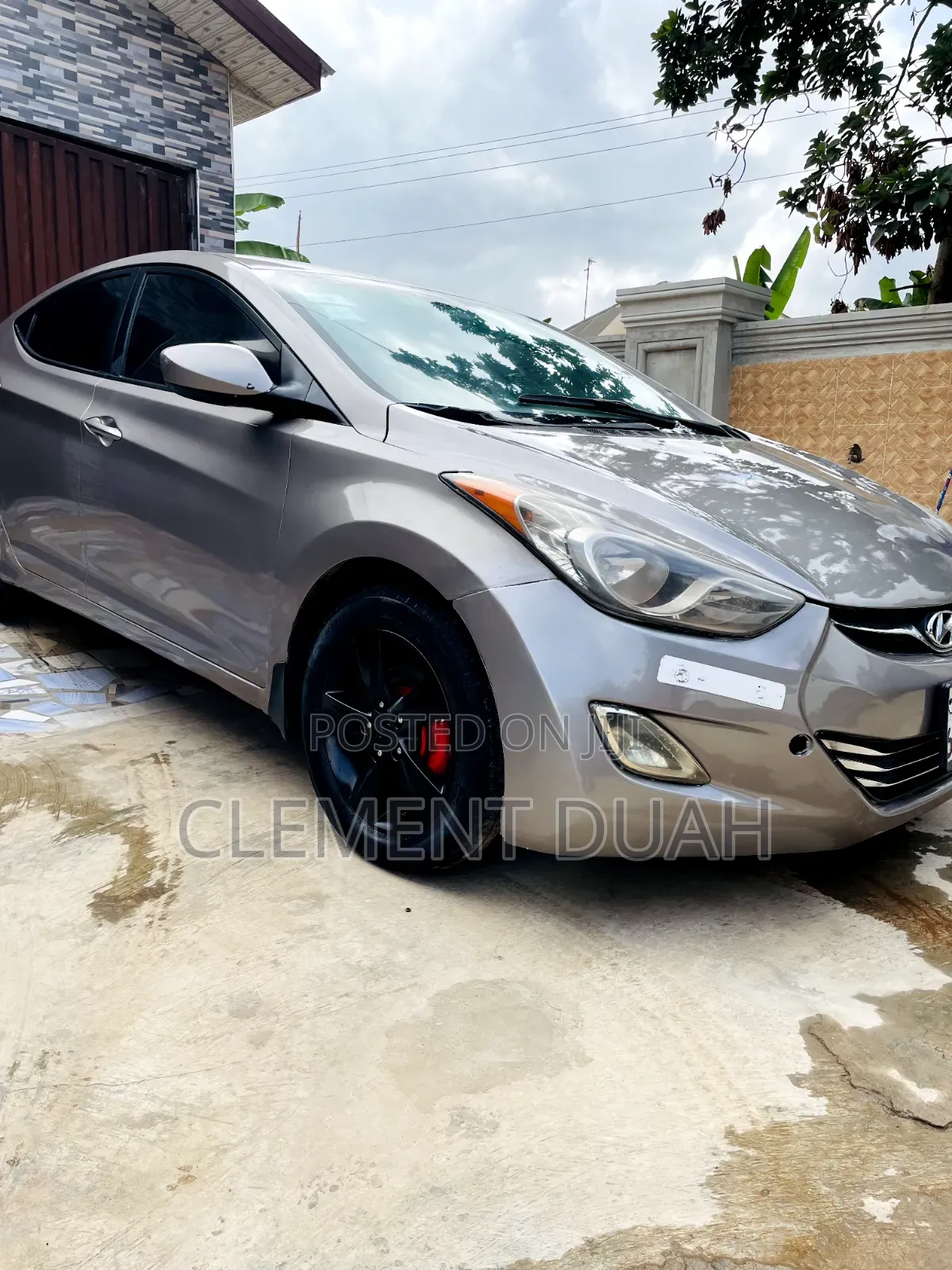 Hyundai Elantra GLS Sedan FWD (1.8L 4cyl 6A) 2013 Gray