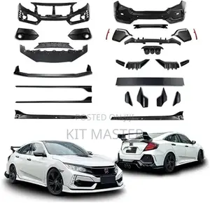10th Generation Honda Civic 2018-2021 Front and Back Bumper With Side