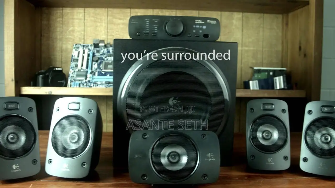 Heavy Bass Logitech Z906 5.1 Channel Home Sound for PC