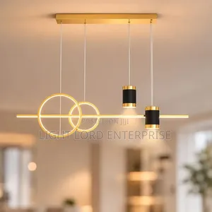 Mililia Yellow Gold 2color Pendant Light