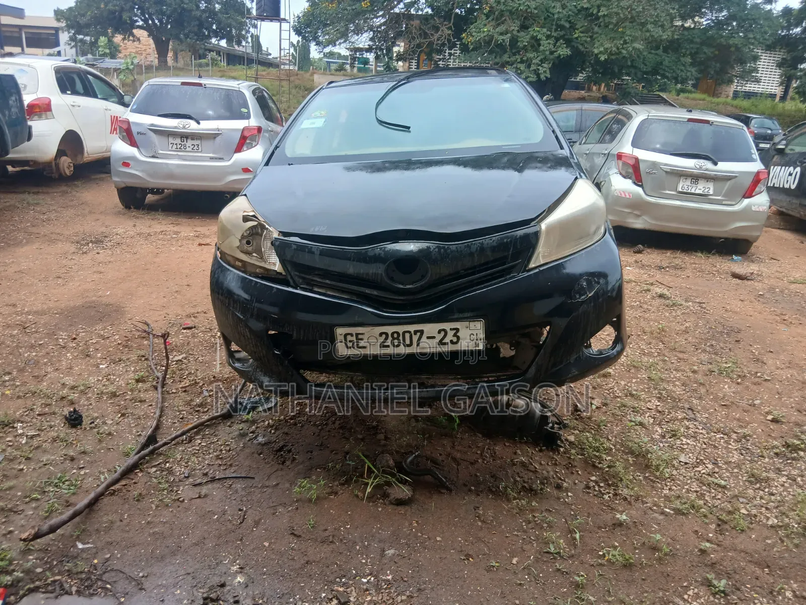 Toyota Vitz 2012 Black