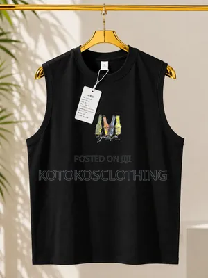 Simple Design Armless Shirts