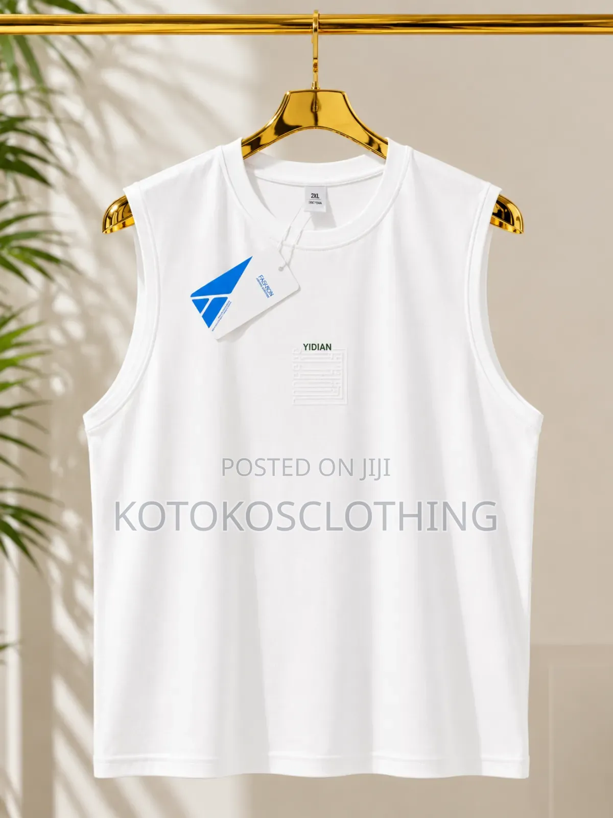 Simple Design Armless Shirts