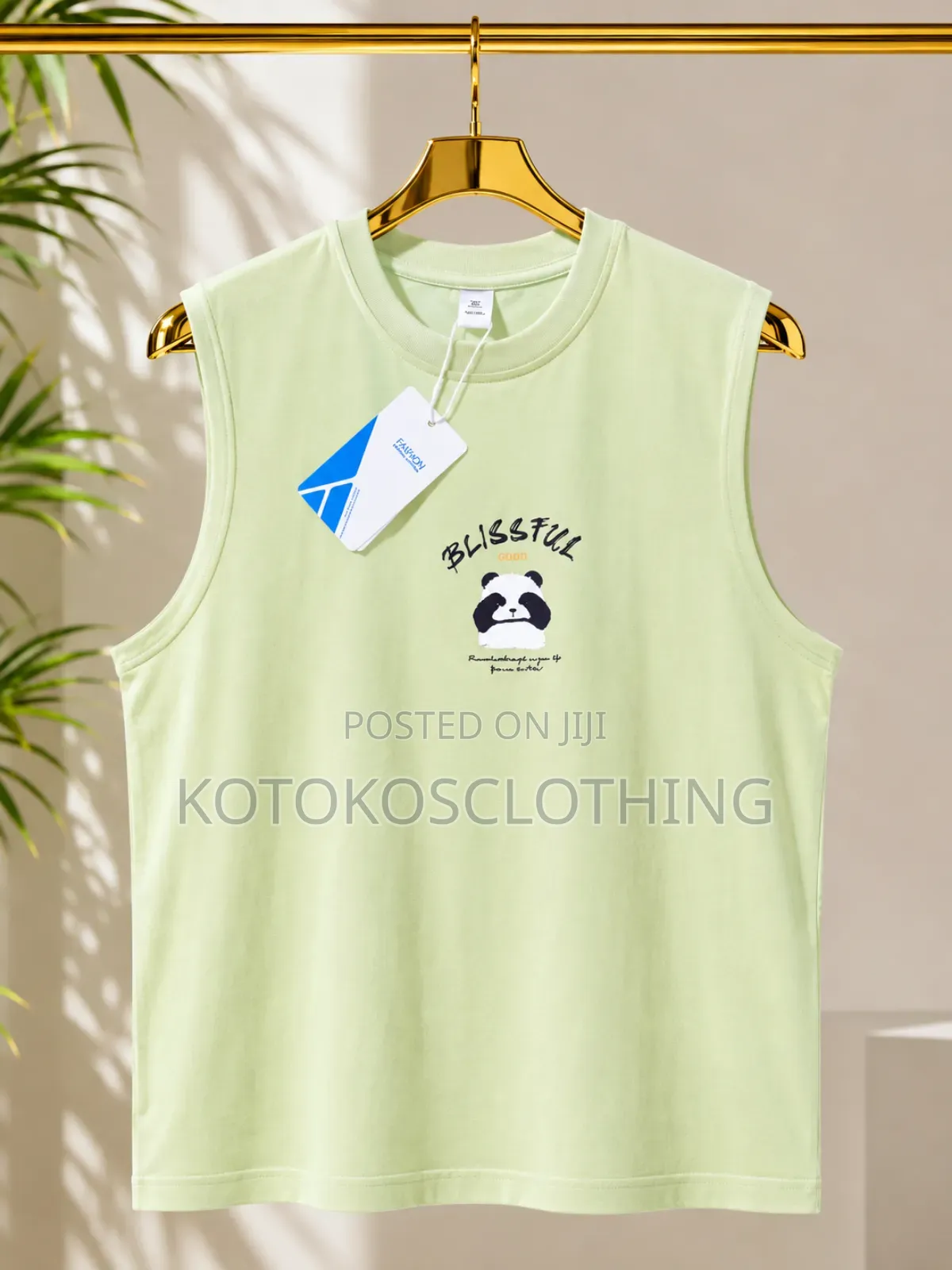 Simple Design Armless Shirts
