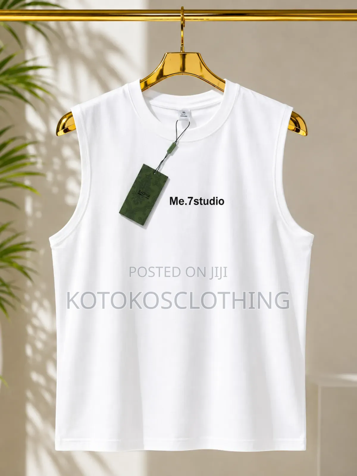 Simple Design Armless Shirts