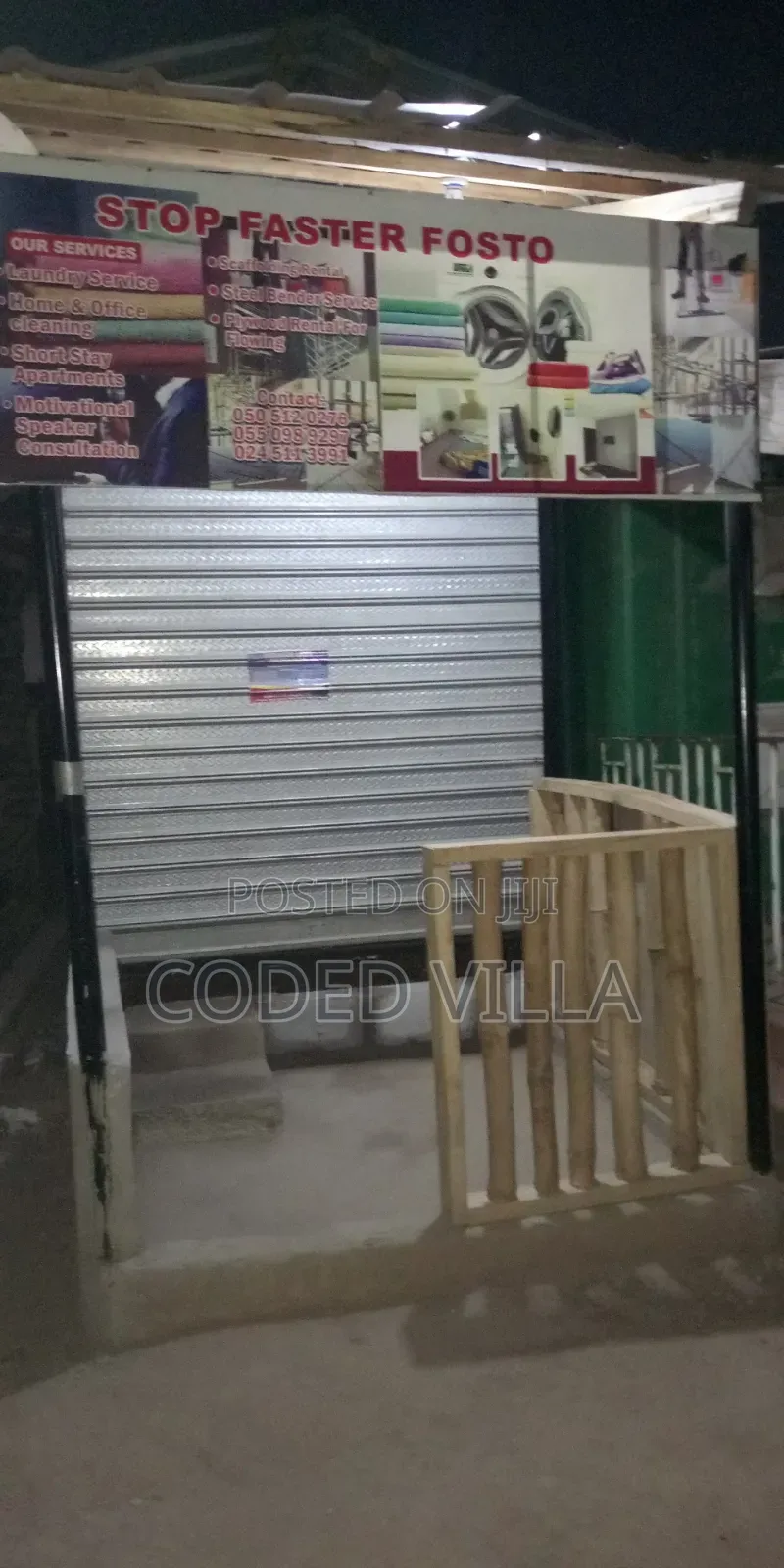 Semi Furnished Container Store for Sale