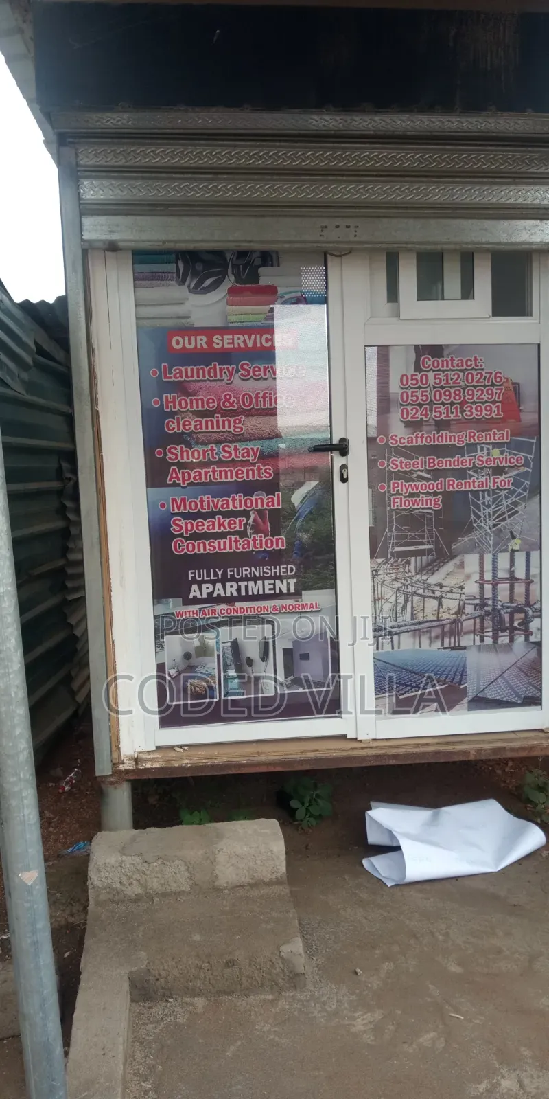 Semi Furnished Container Store for Sale