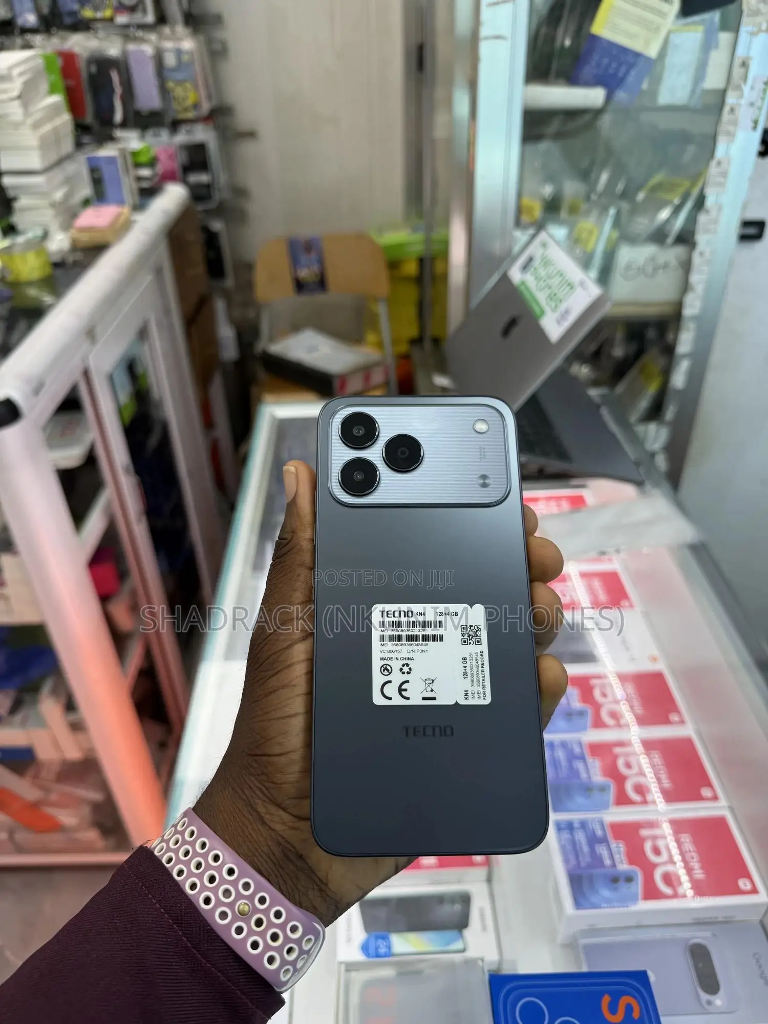 New Tecno Spark 50 128 GB Black