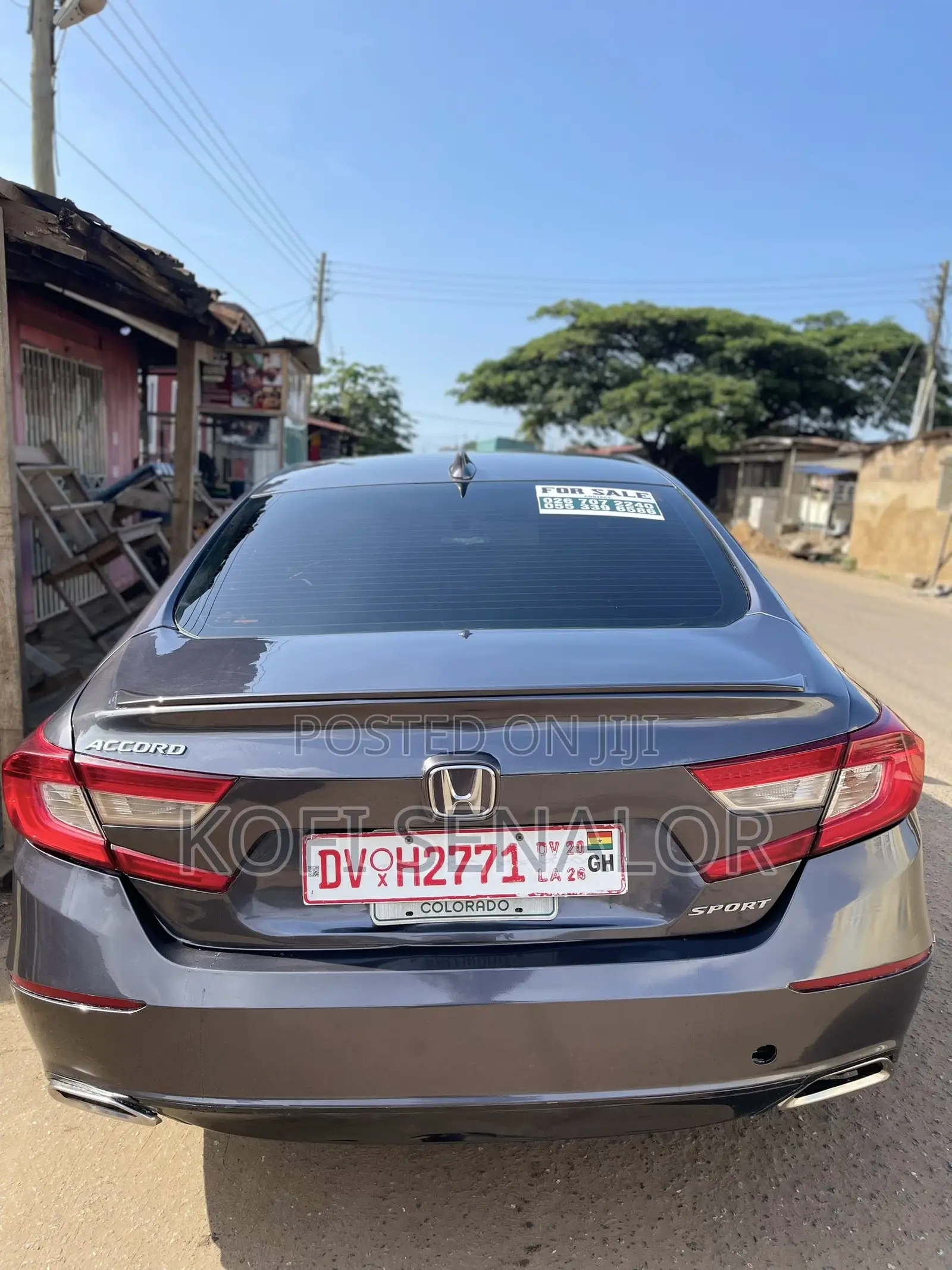 Honda Accord Sport 2018 Gray