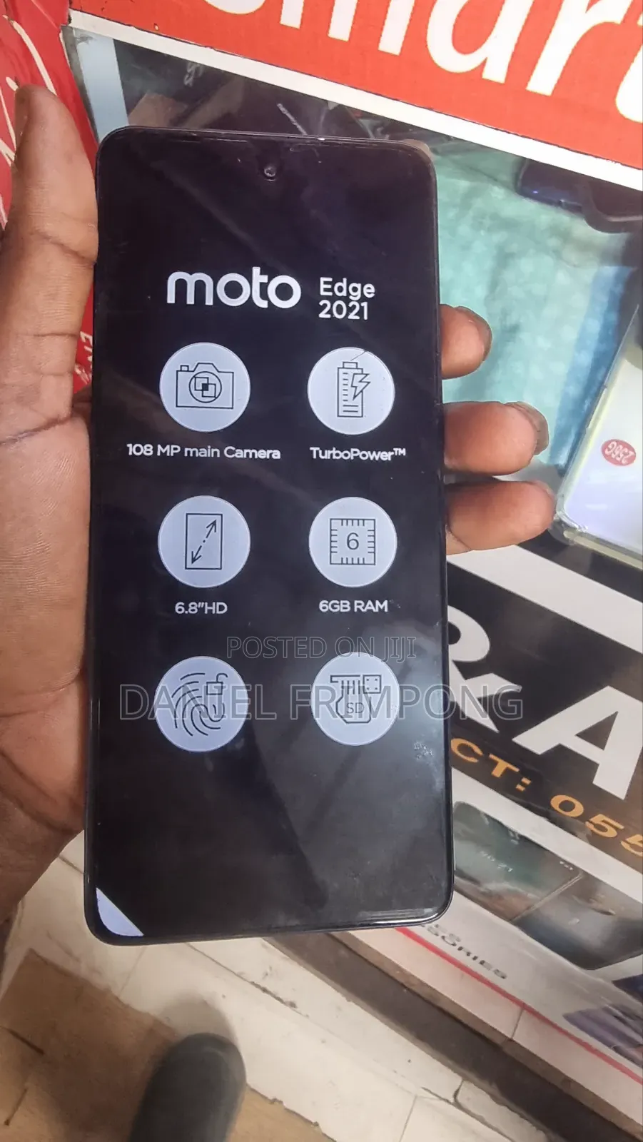 Motorola Edge 5G UW (2021) 128 GB Blue