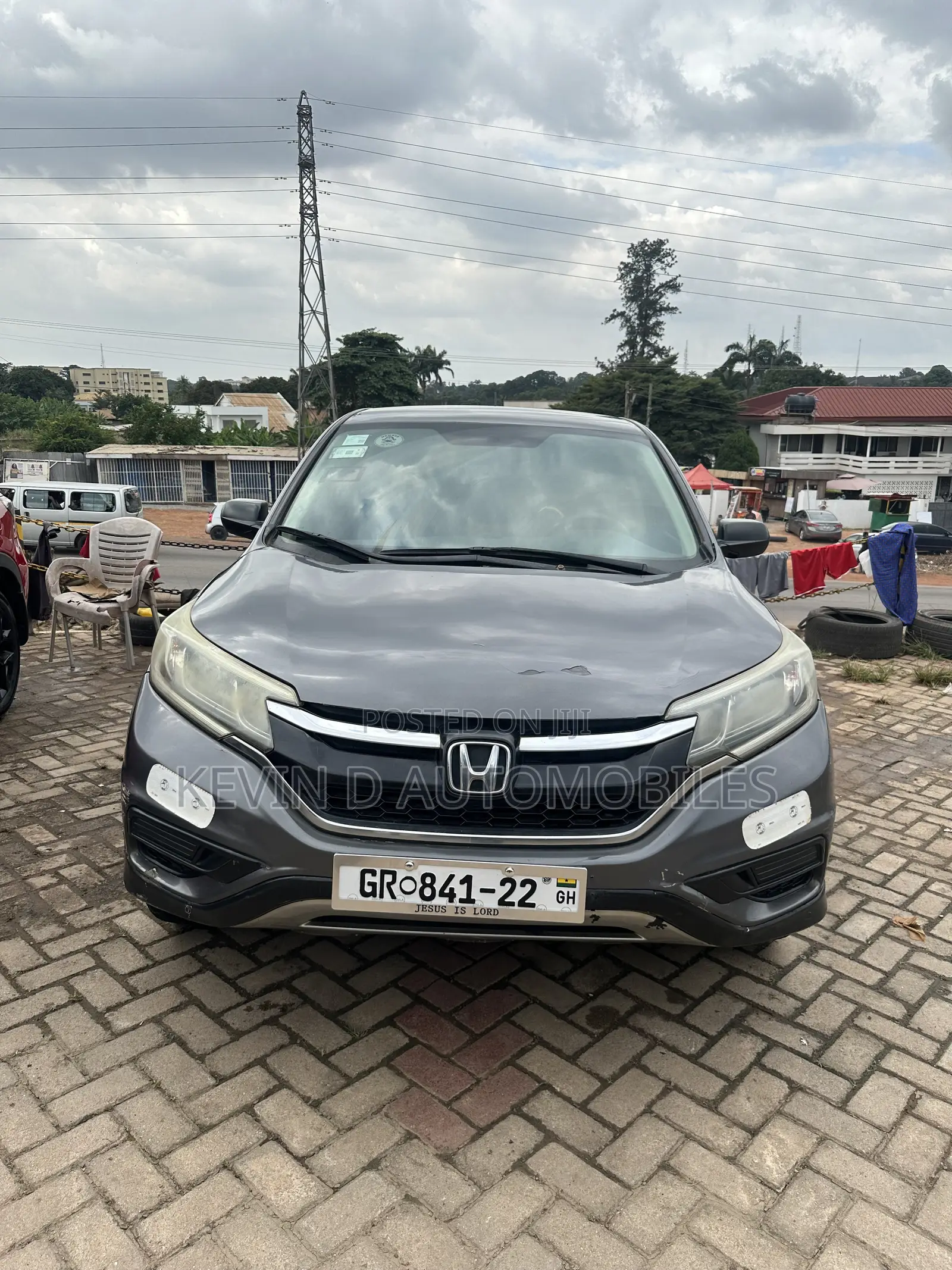 Honda CR-V LX 4dr SUV AWD (2.4L 4cyl CVT) 2015 Gray