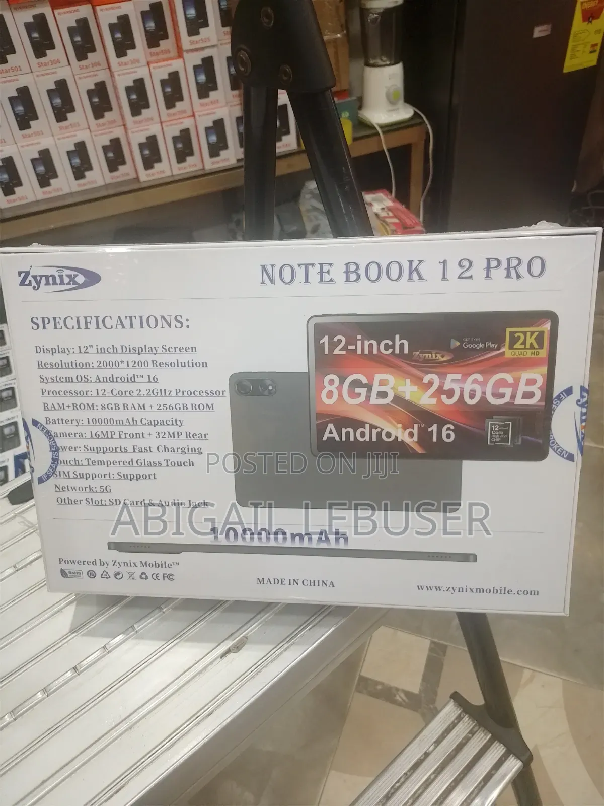 New Tablet 256 GB Black