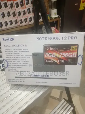 New Tablet 256 GB Black