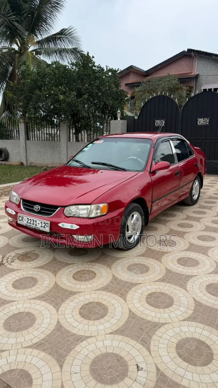 Toyota Corolla 1.6 Sedan Automatic 2002 Red