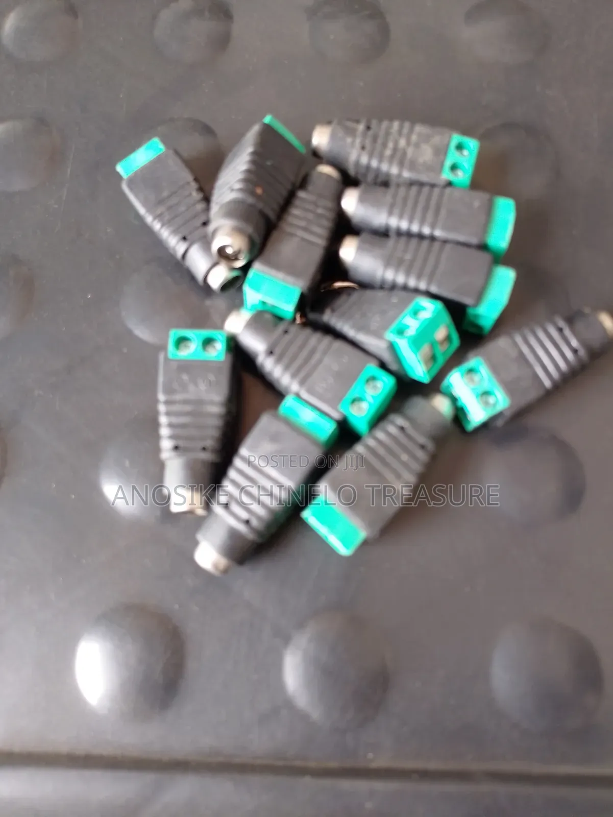 DC Power Connector Screw Terminal Adapter for CCTV 5.5×2.1mm
